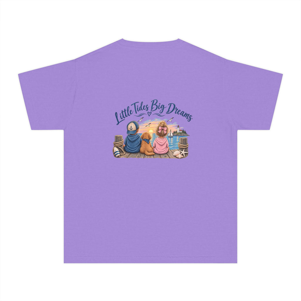 Kids Beach Tee — "Little Tides Big Dreams" Anchor & Friends Graphic
