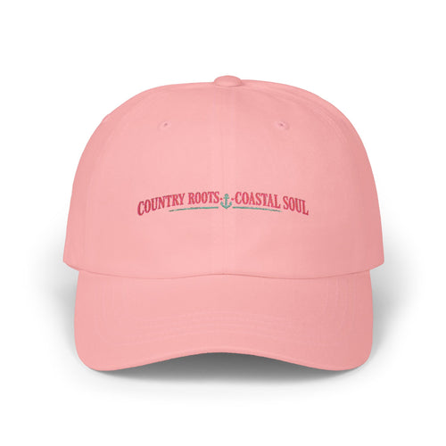 "Country Roots & Coastal Soul" Embroidered Baseball Hat