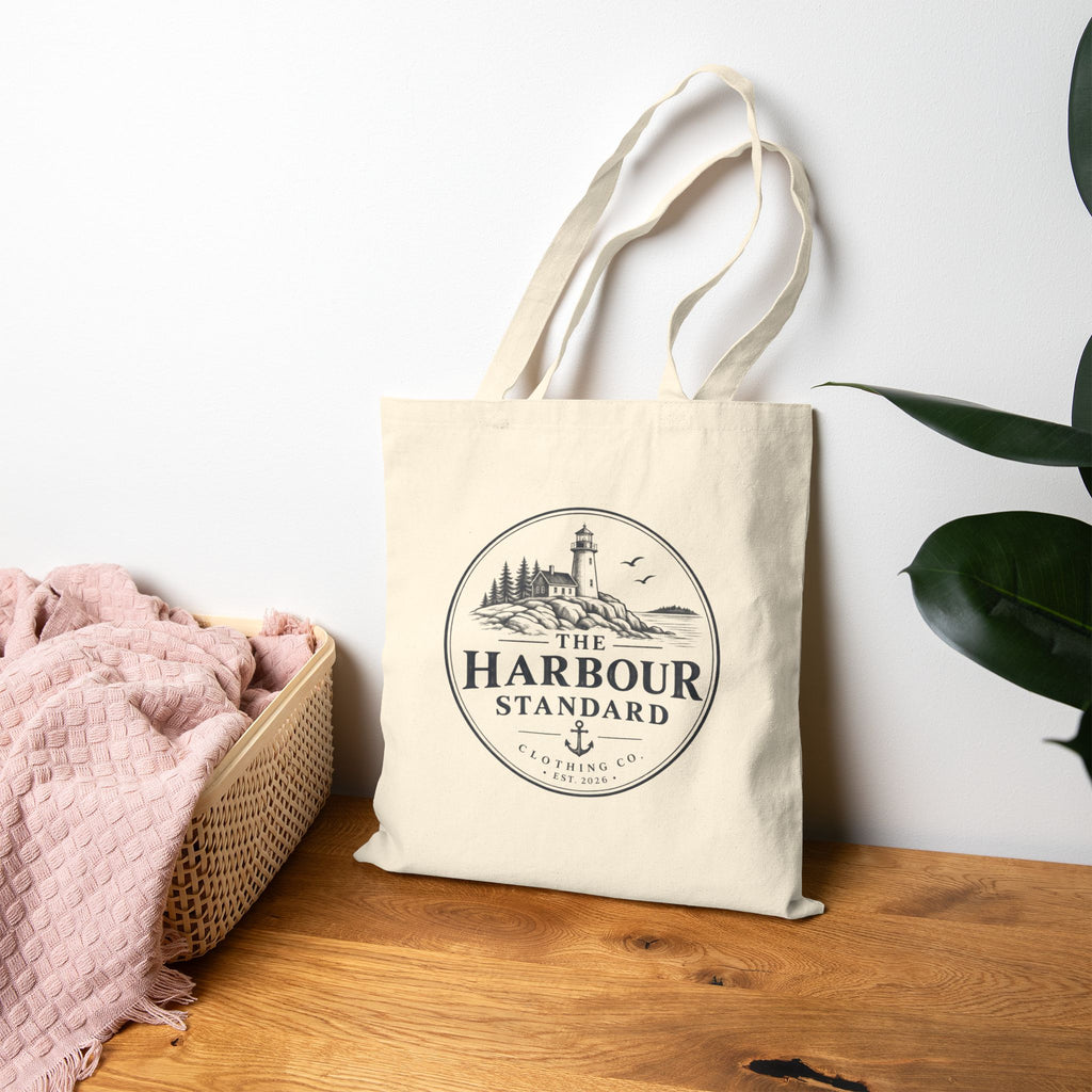 Harbour Standard Canvas Tote — Lighthouse Nautical Grocery & Beach Bag
