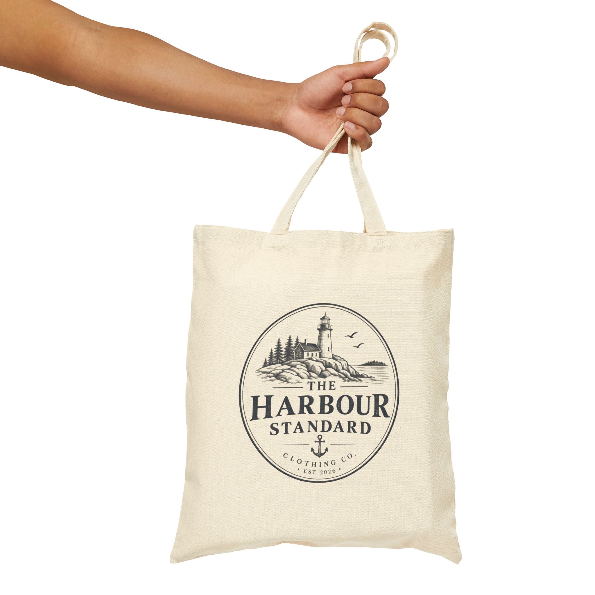 Harbour Standard Canvas Tote — Lighthouse Nautical Grocery & Beach Bag