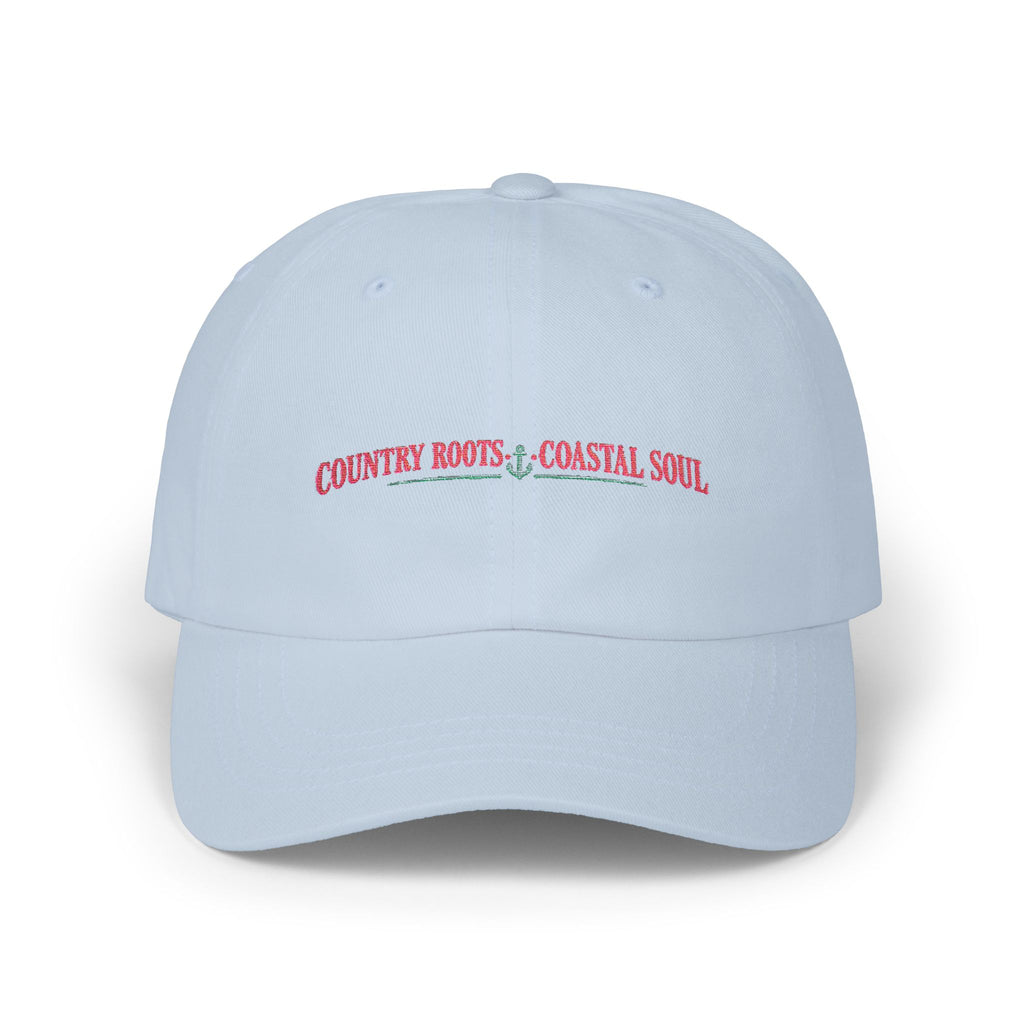 "Country Roots & Coastal Soul" Embroidered Baseball Hat